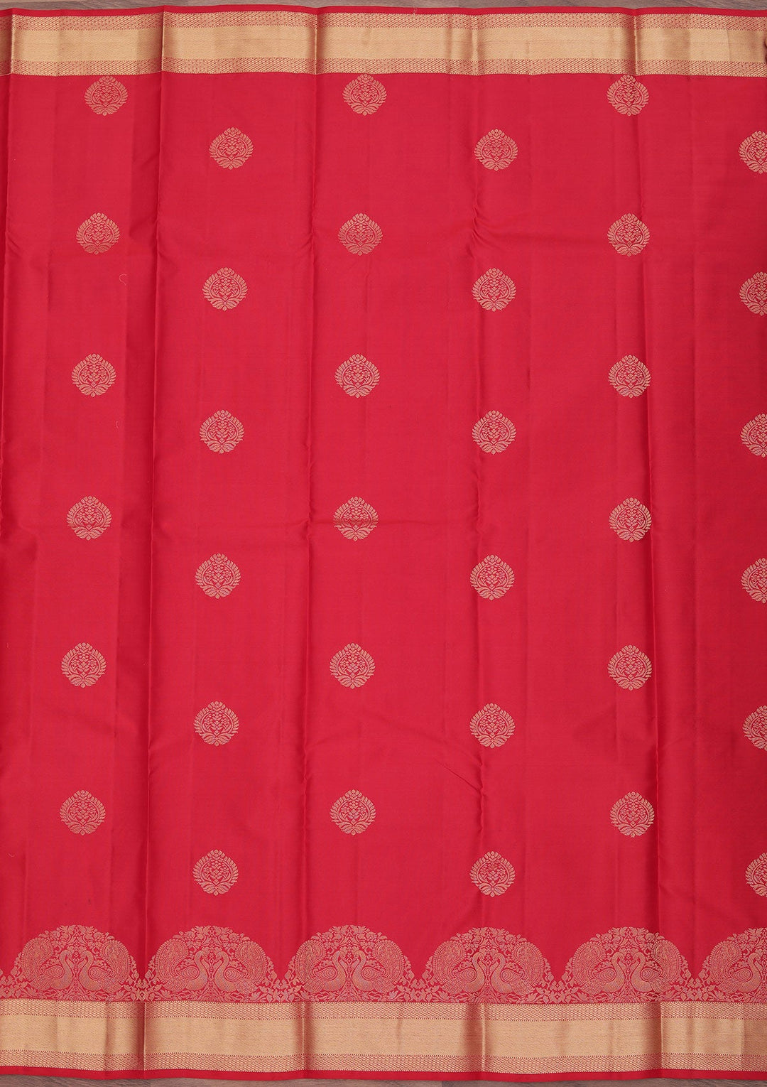 Rani Pink Zariwork Pure Silk Saree-koskii