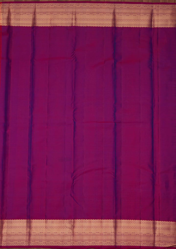 Blue Zariwork Silk Saree-koskii