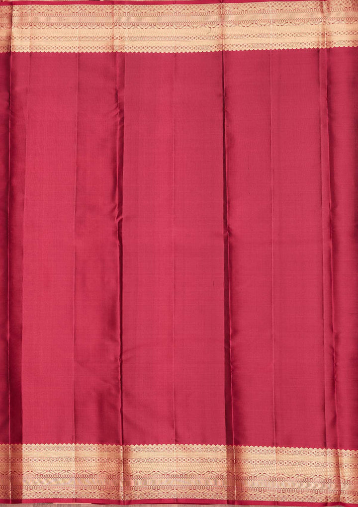 Purple Zariwork Silk Saree-koskii