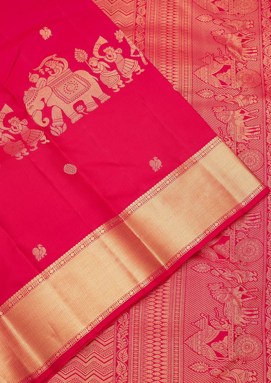 Pink Zariwork Pure Silk Saree-koskii
