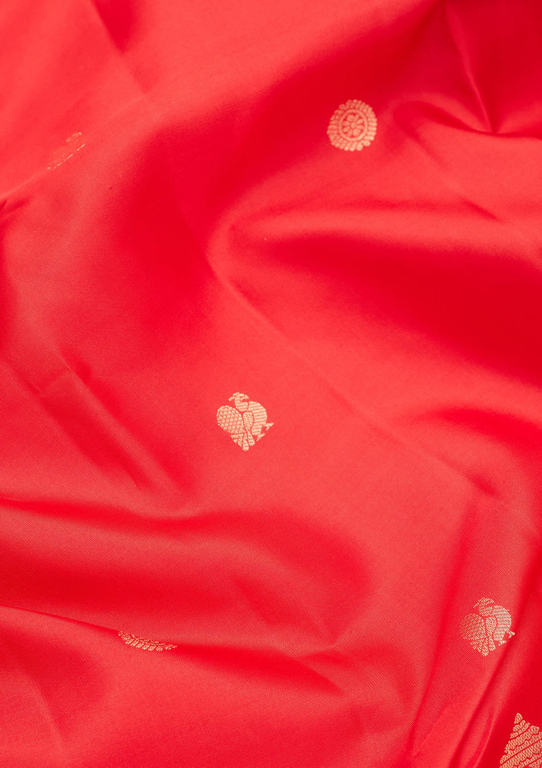 Red Zariwork Pure Silk Saree-koskii