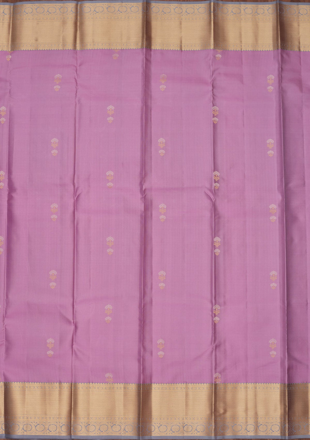 Lavender Zariwork Pure Silk Saree-koskii