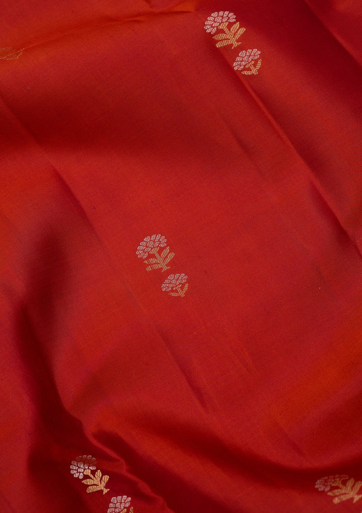 Red Zariwork (Gold) Silk Saree