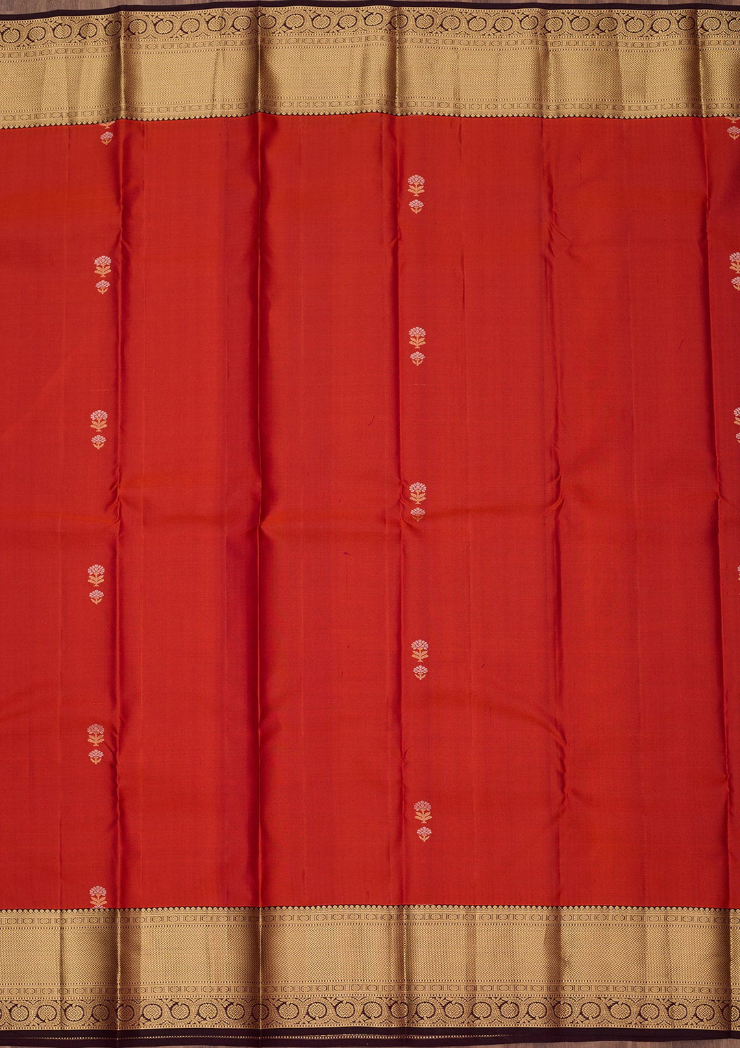 Red Zariwork (Gold) Silk Saree
