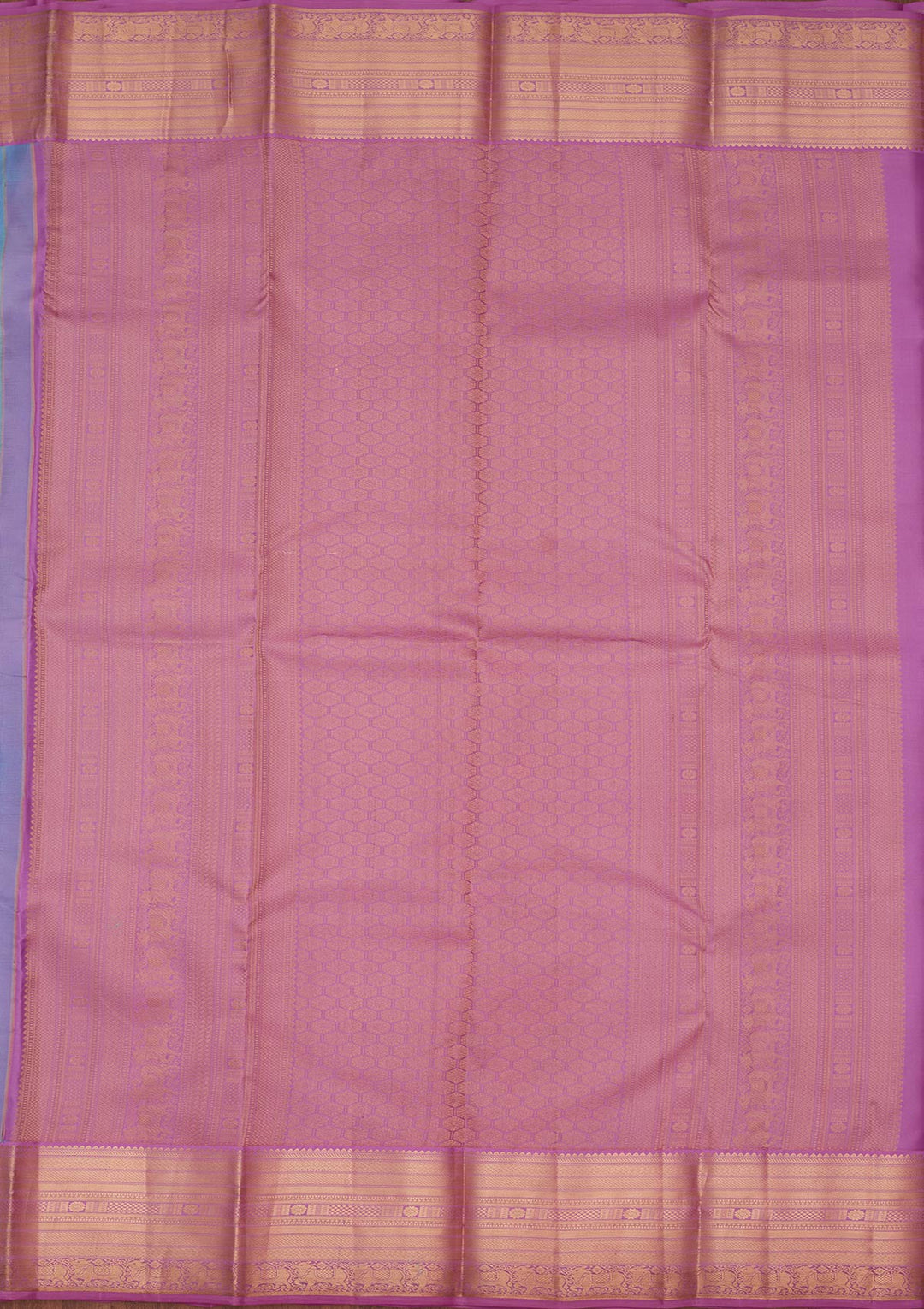 Blue Zariwork Pure Silk Saree-koskii