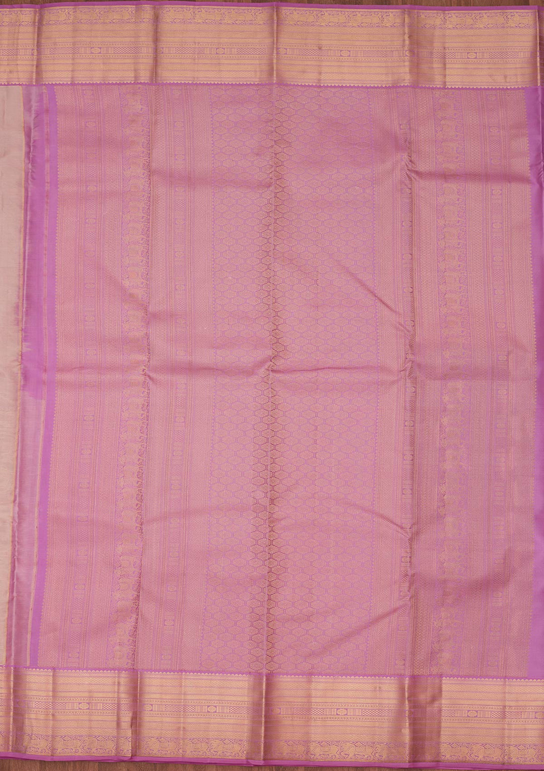 Light Lavender Zariwork Pure Silk Saree-koskii