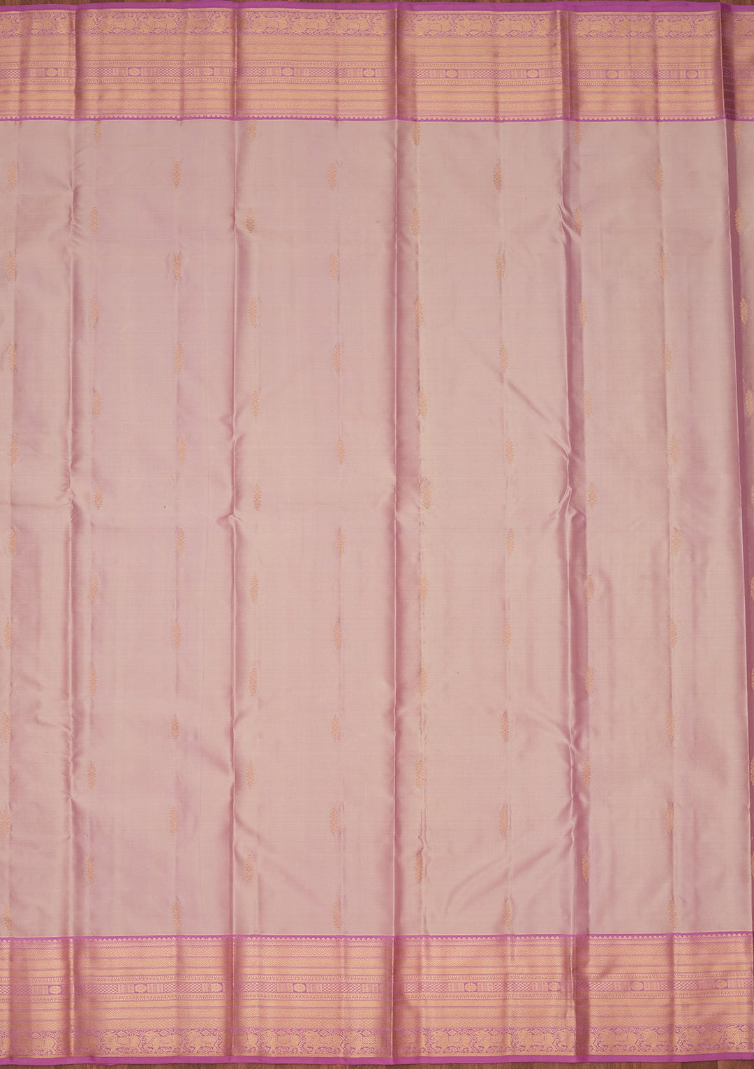 Light Lavender Zariwork Pure Silk Saree-koskii