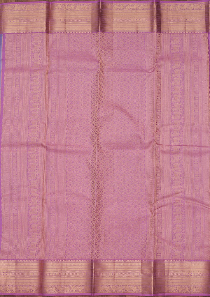 Turquoise Blue Zariwork Pure Silk Saree-koskii