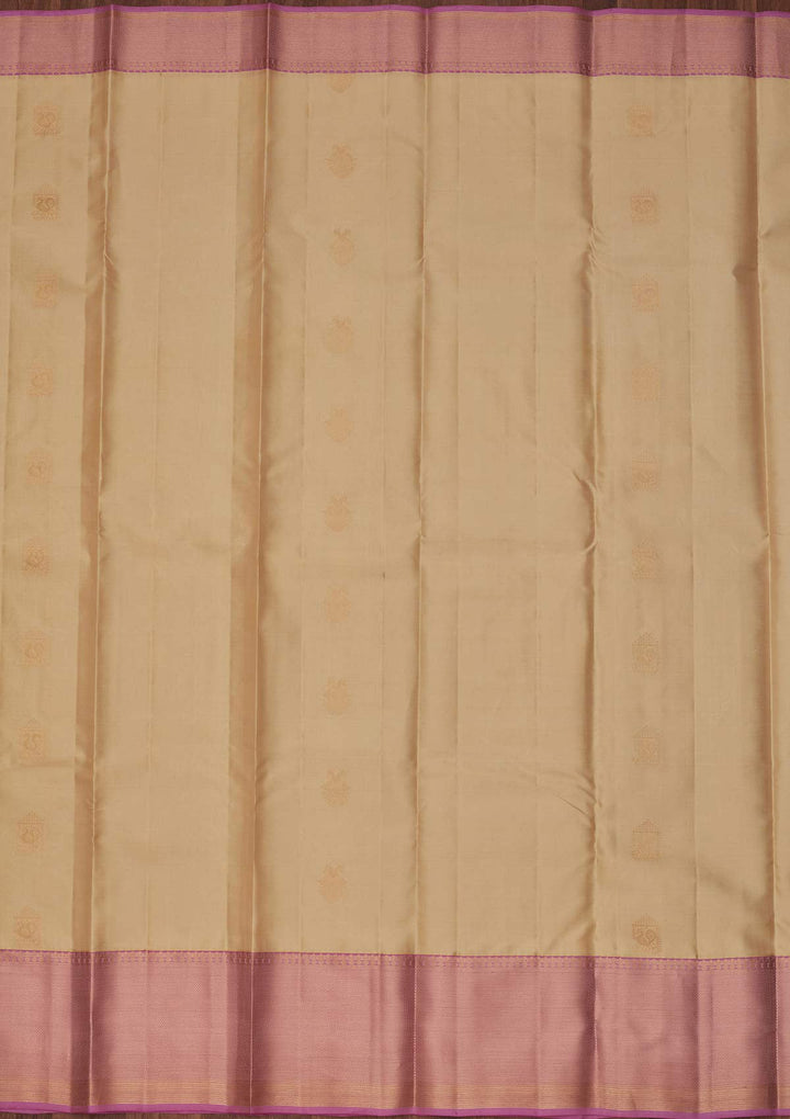 Lemon Yellow Zariwork Silk Saree-koskii