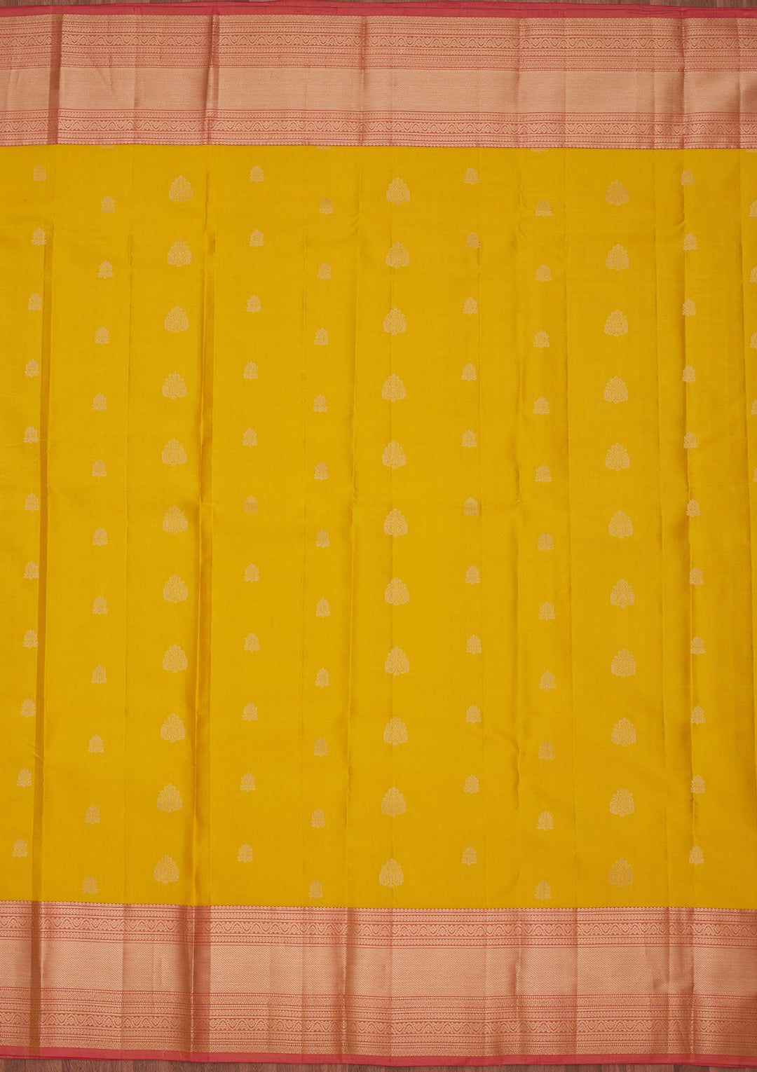 Yellow Zariwork Silk Saree-koskii