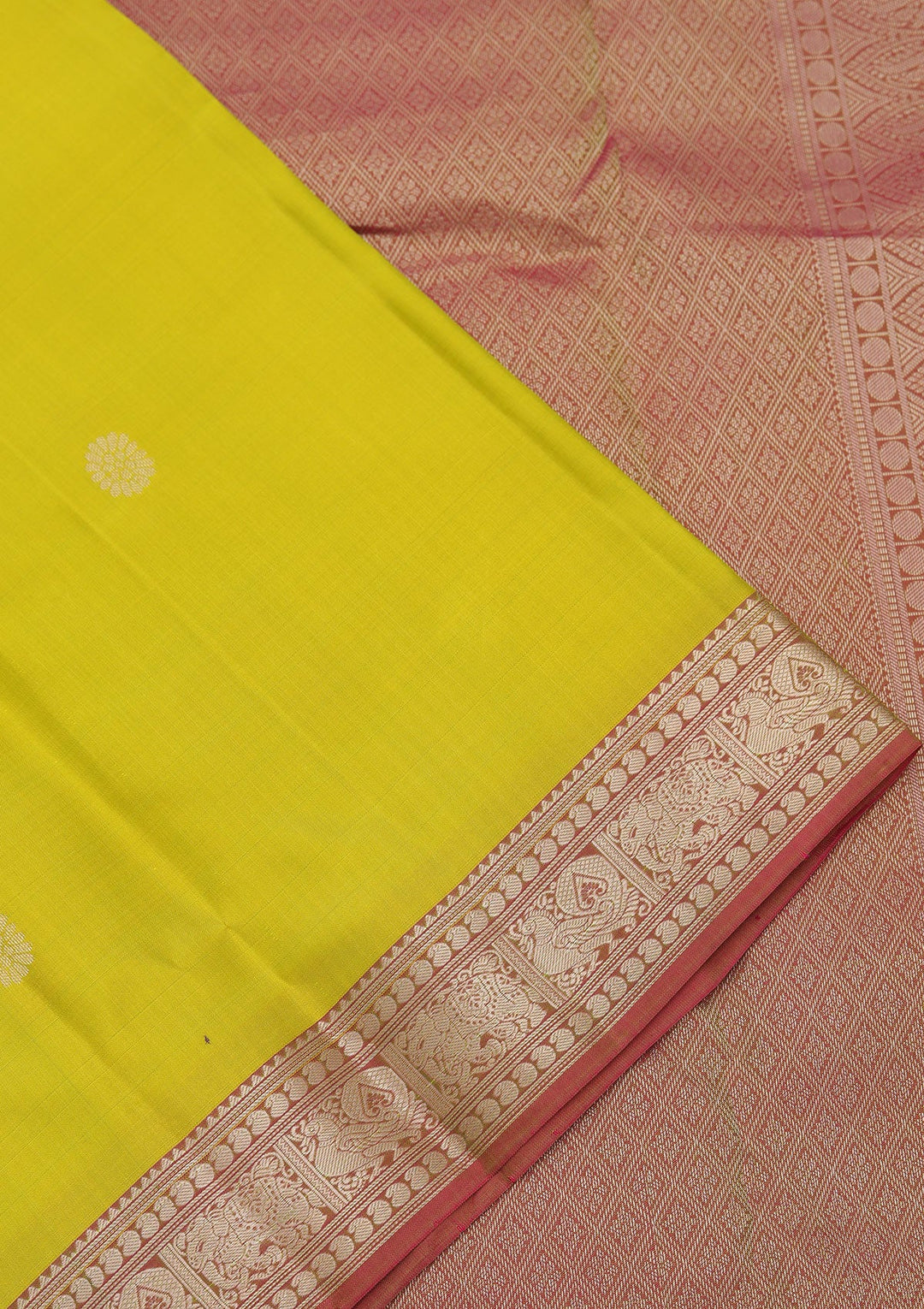 Mehendi Zariwork Pure Silk Saree-koskii