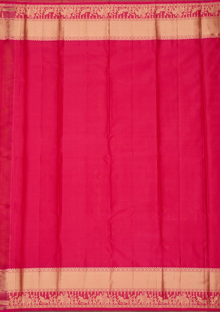 Mustard Zariwork Pure Silk Saree