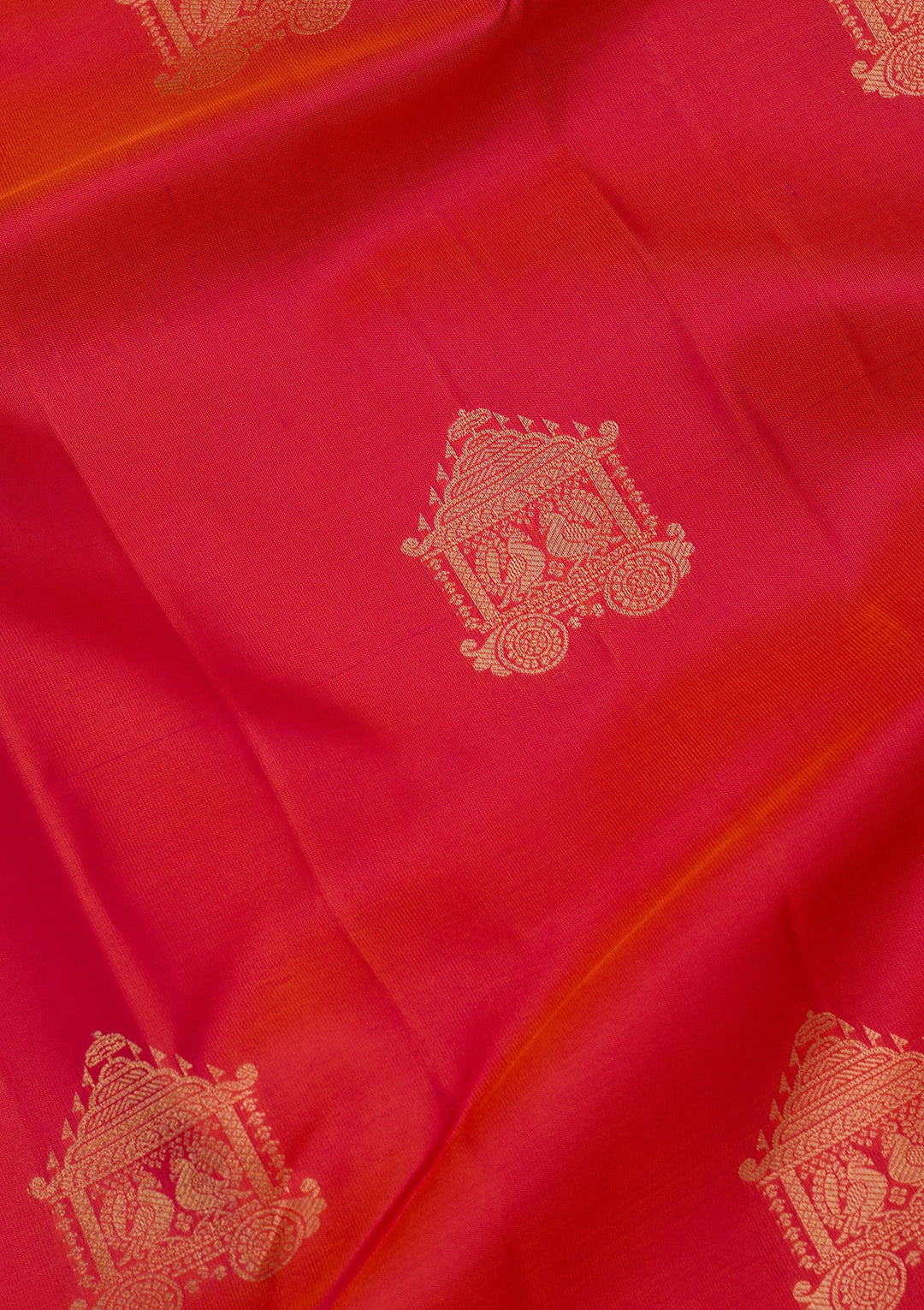 Red Zariwork Pure Silk Saree