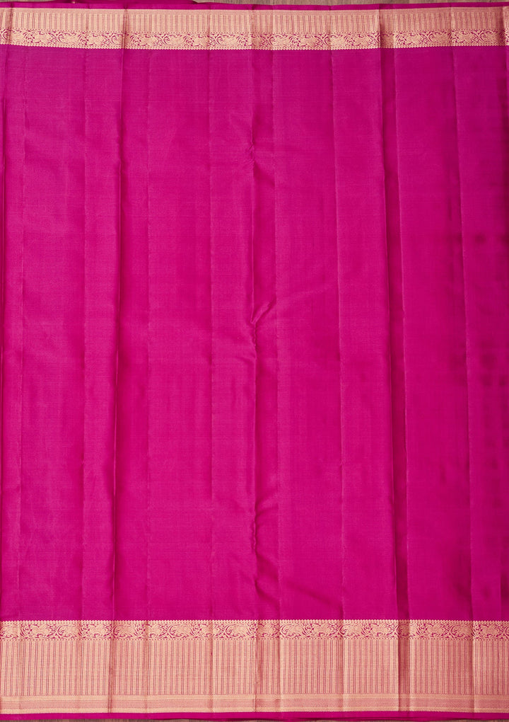 Rust Zariwork Silk Saree-koskii