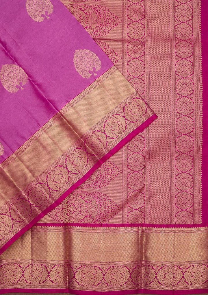 Pink Zariwork Silk Saree
