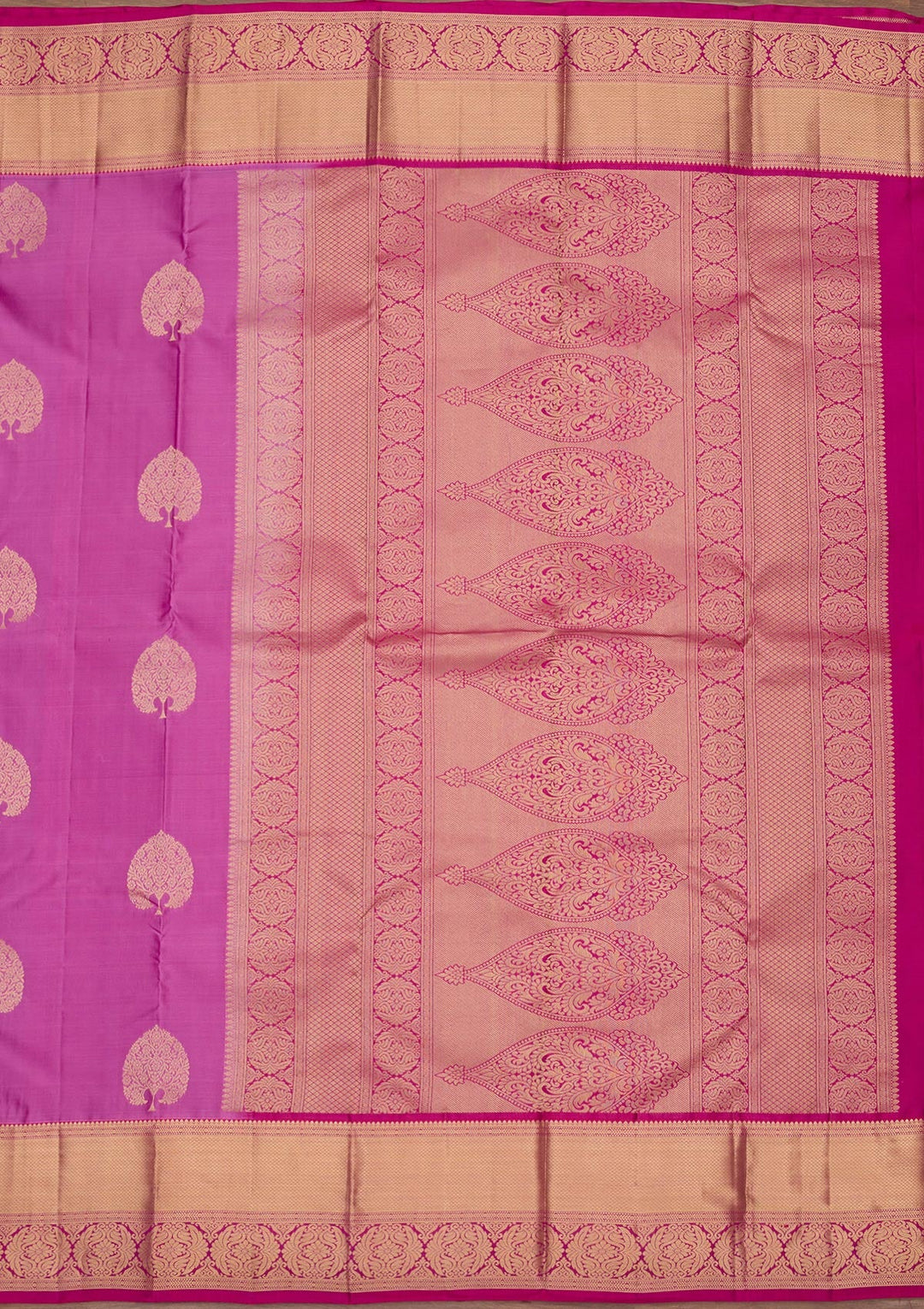Pink Zariwork Silk Saree