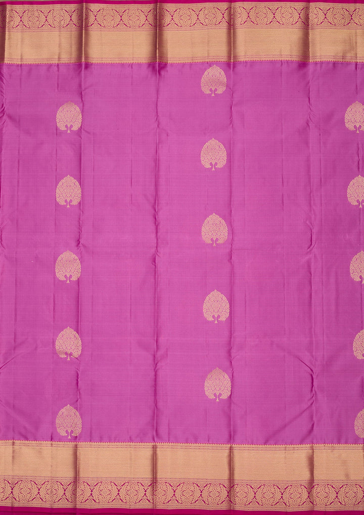 Pink Zariwork Silk Saree