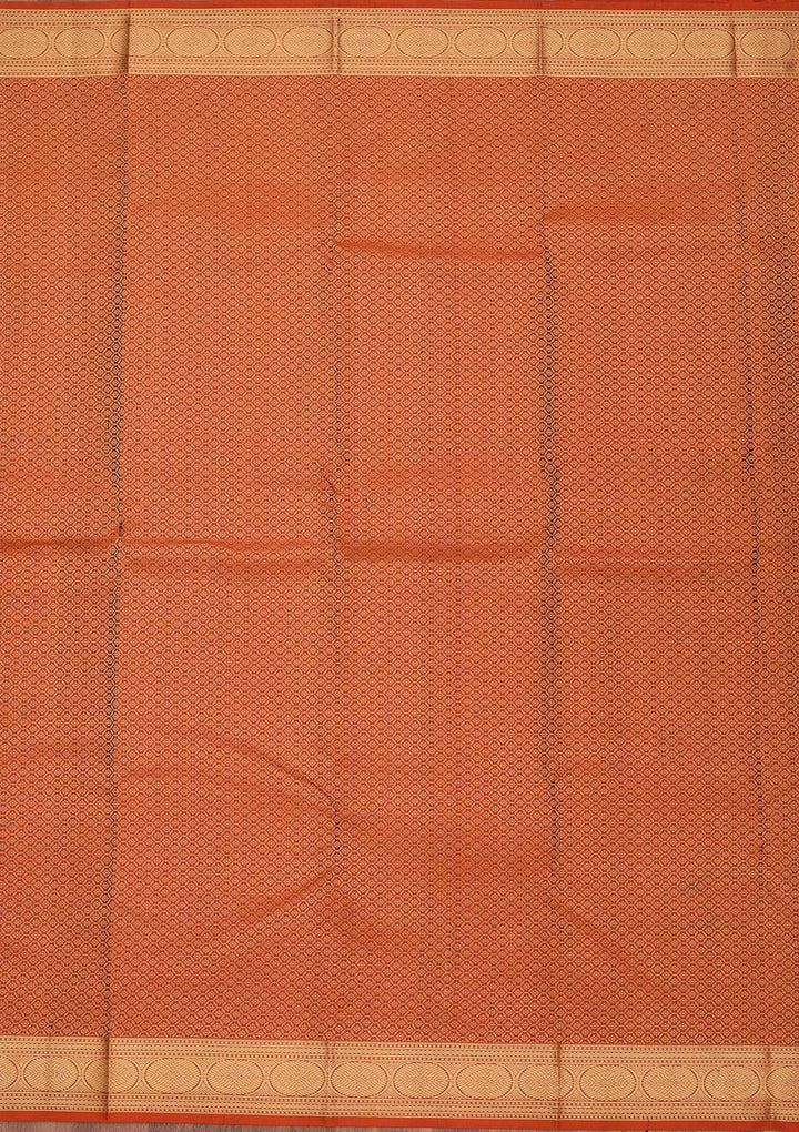 Bottle Green Zariwork Silk Saree-koskii