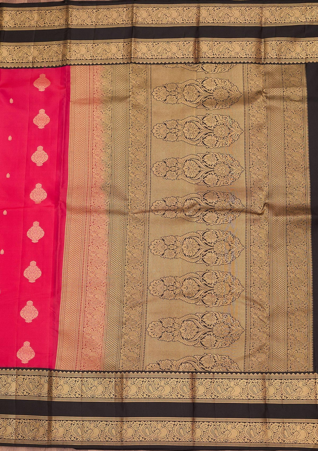 Pink Zariwork Pure Silk Saree-koskii