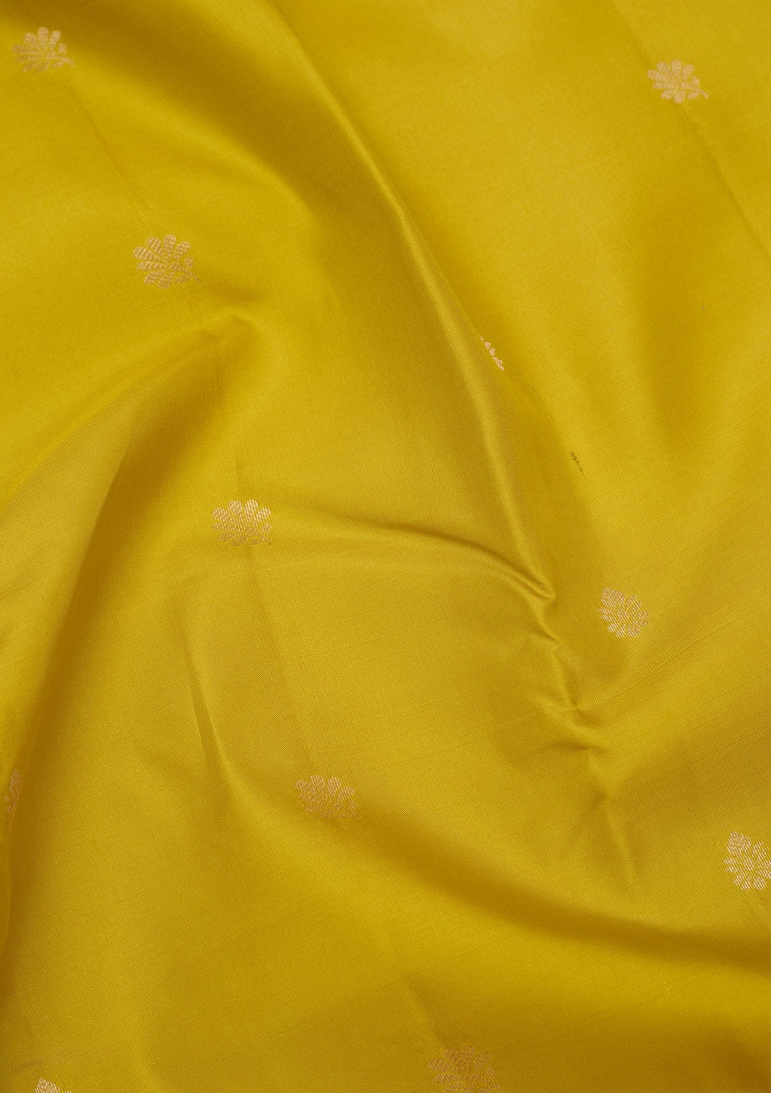 Lemon Yellow Zariwork Pure Silk Saree
