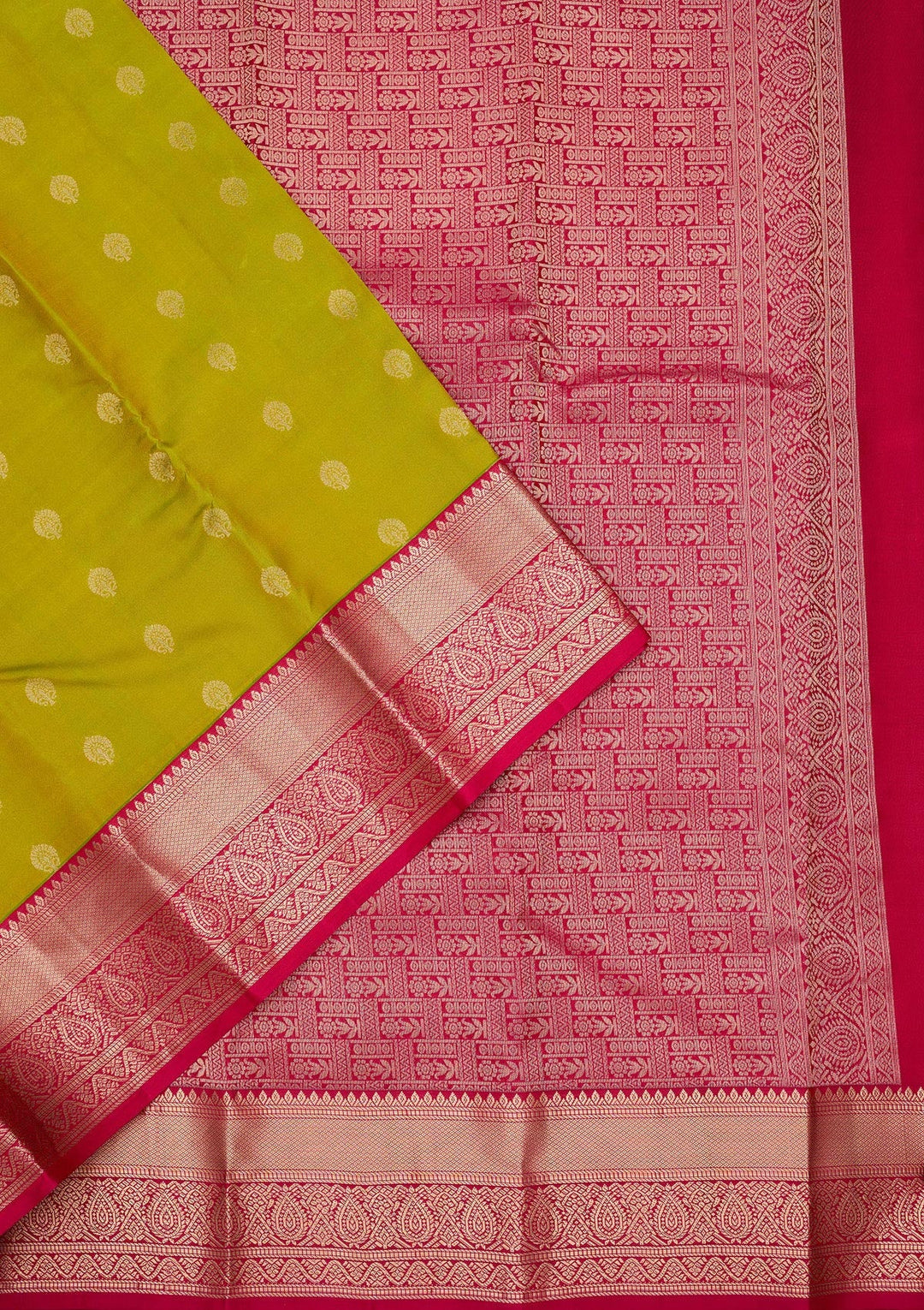 Mehendi Zariwork Pure Silk Saree
