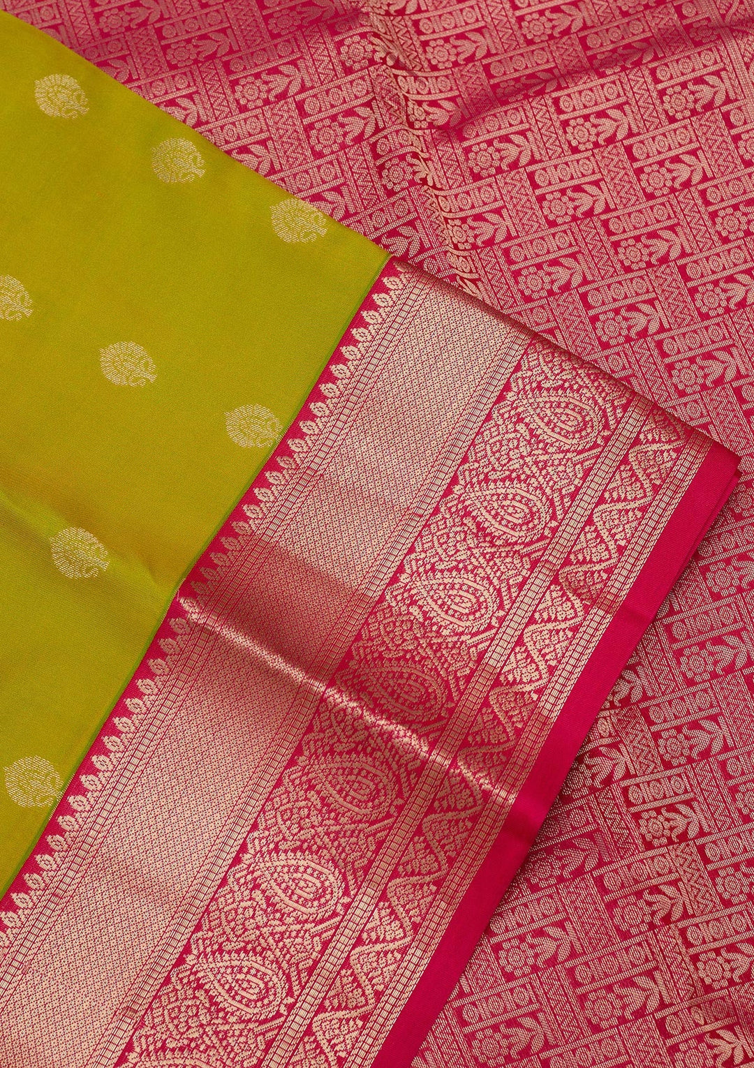 Mehendi Zariwork Pure Silk Saree