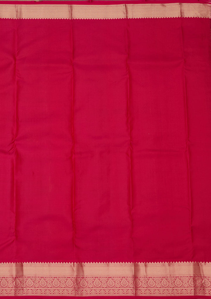 Mehendi Zariwork Pure Silk Saree