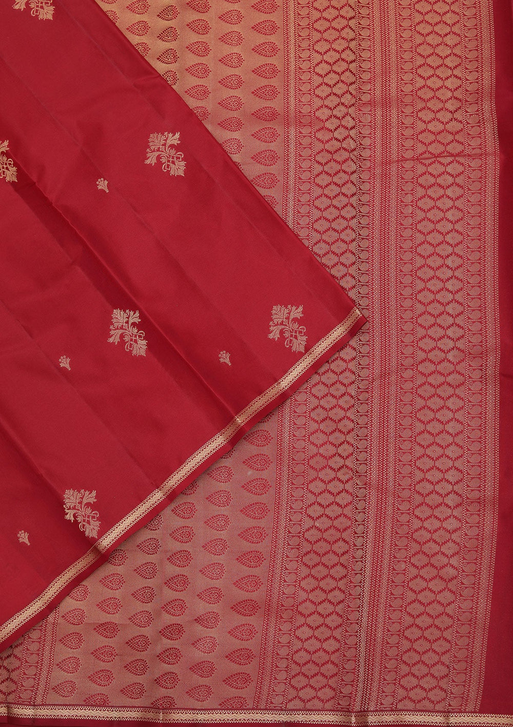 Maroon Zariwork Pure Silk Saree-koskii