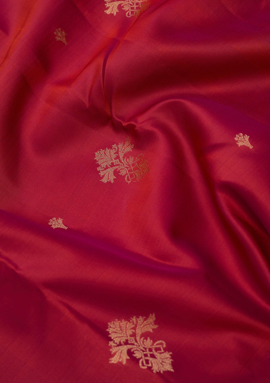 Rani Pink Zariwork (Gold) Silk Silk_Saree
