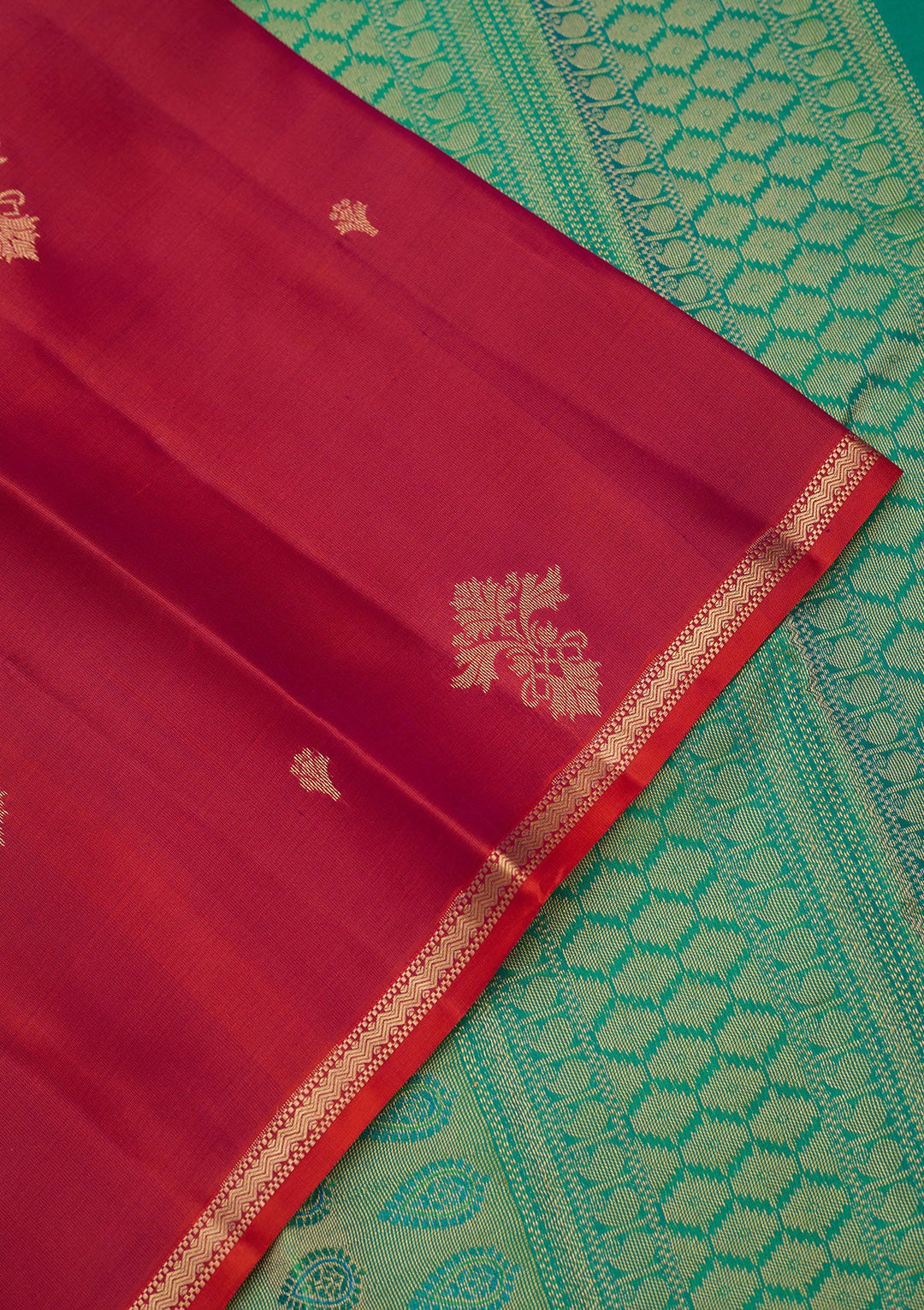 Rani Pink Zariwork (Gold) Silk Silk_Saree