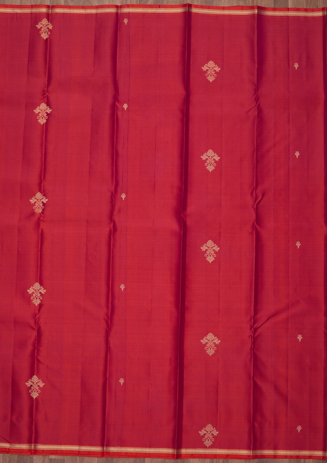 Rani Pink Zariwork (Gold) Silk Silk_Saree