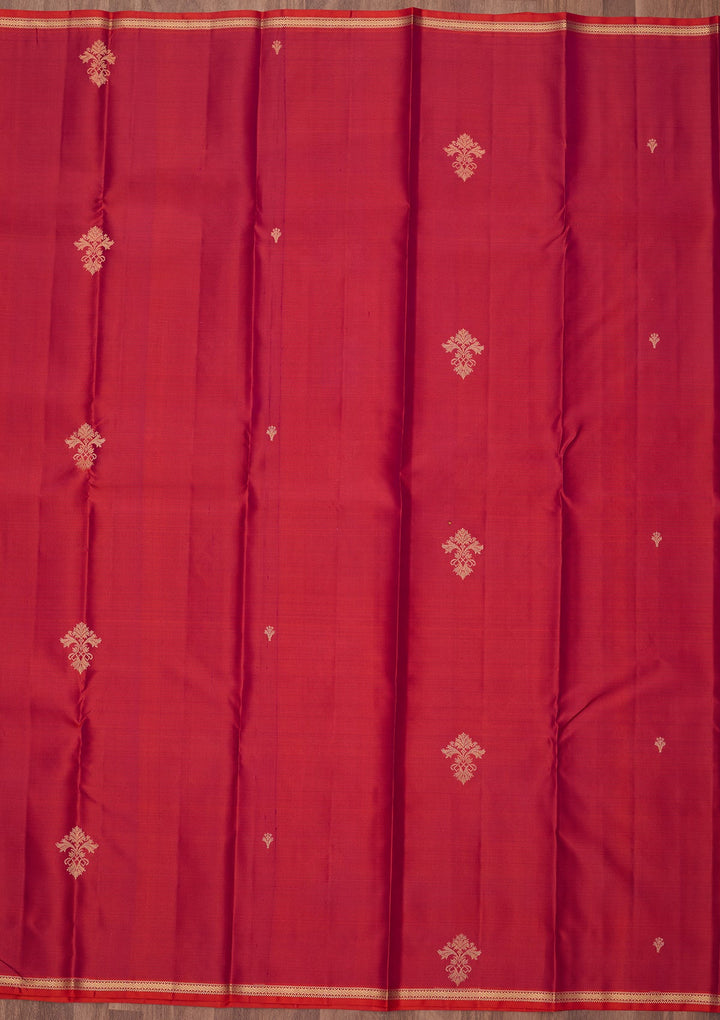 Rani Pink Zariwork (Gold) Silk Silk_Saree