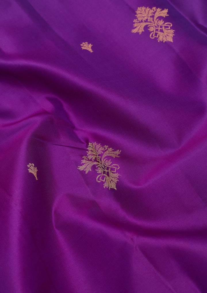 Royal Blue Zariwork Pure Silk Saree-koskii