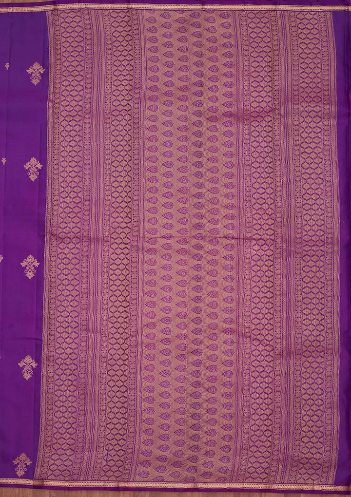 Royal Blue Zariwork Pure Silk Saree-koskii