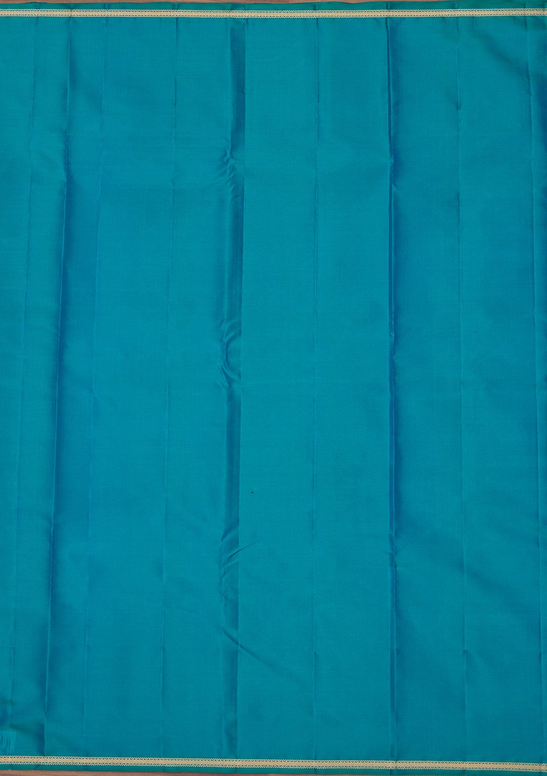 Turquoise Blue Zariwork Pure Silk Saree