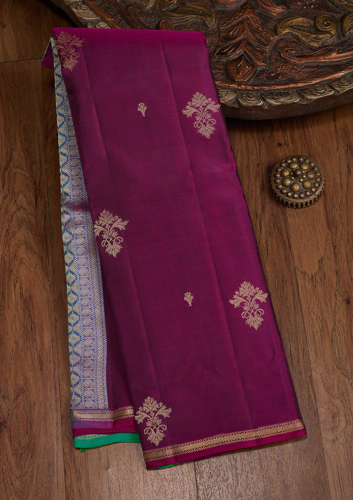 Orange Zariwork (Gold) Pure Silk Silk_Saree