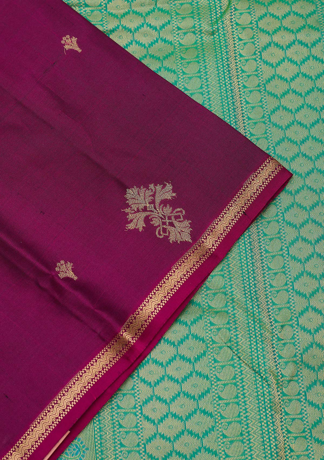 Orange Zariwork (Gold) Pure Silk Silk_Saree