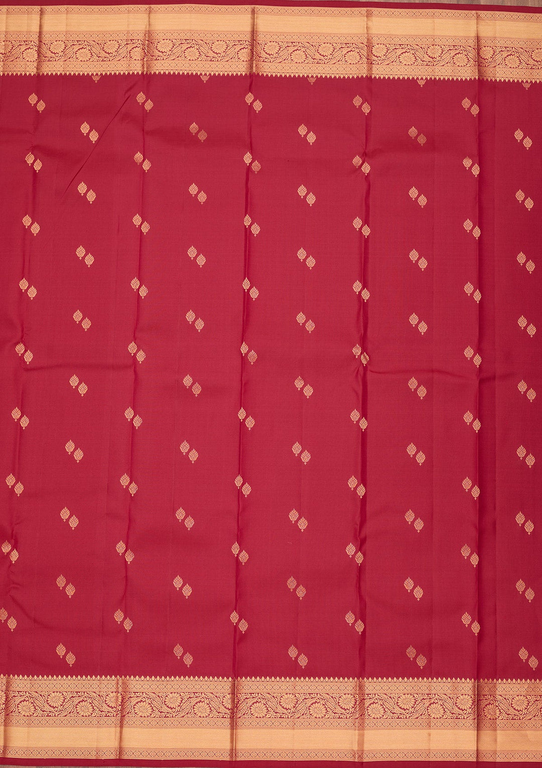 Rani Pink Zariwork Pure Silk Saree-koskii