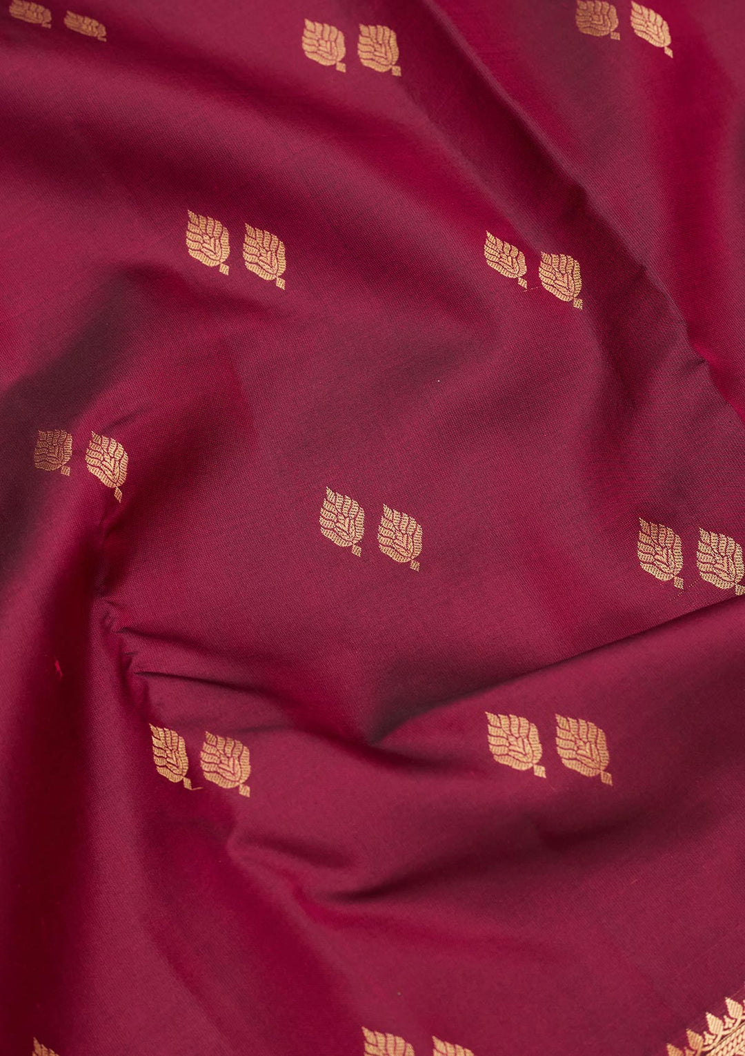 Wine Zariwork Pure Silk Saree-koskii