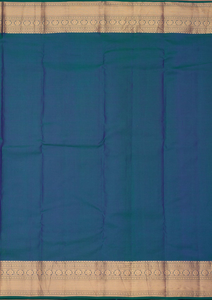 Blue Kanjivaram Pure Silk Saree