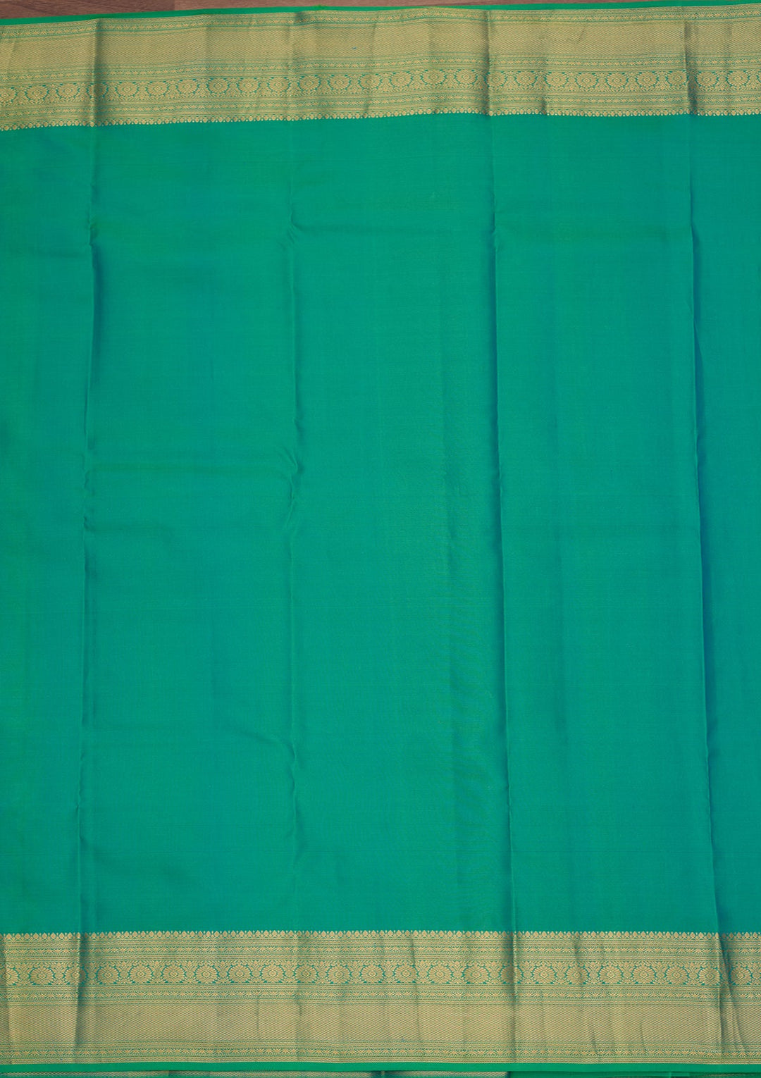 Rama Green Kanjivaram Pure Silk Saree