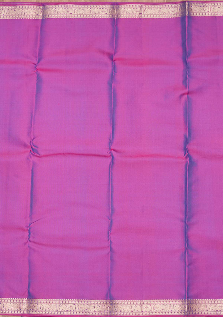 Turquoise Blue Zariwork Pure Silk Saree-koskii