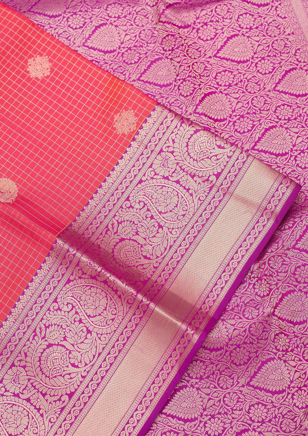 Pink Zariwork Pure Silk Saree