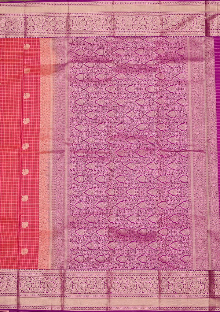 Pink Zariwork Pure Silk Saree