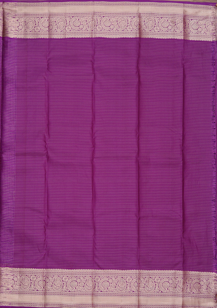 Royal Blue Zariwork Pure Silk Saree-koskii