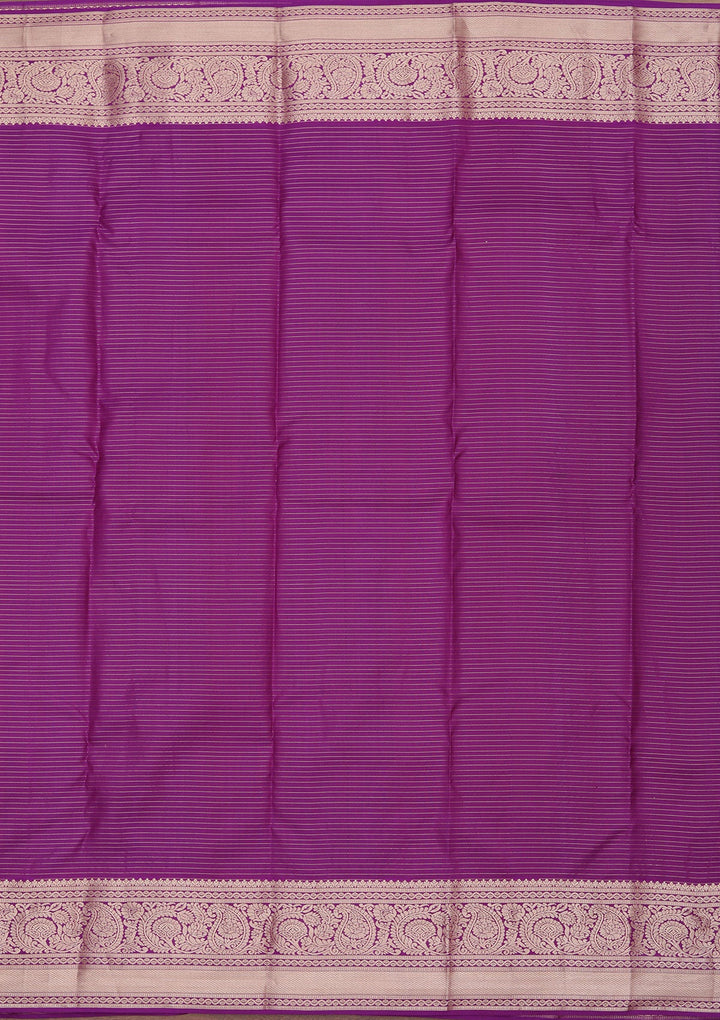 Wine Zariwork Pure Silk Saree-koskii