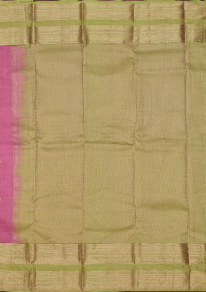 Pink Zariwork Pure Silk Saree