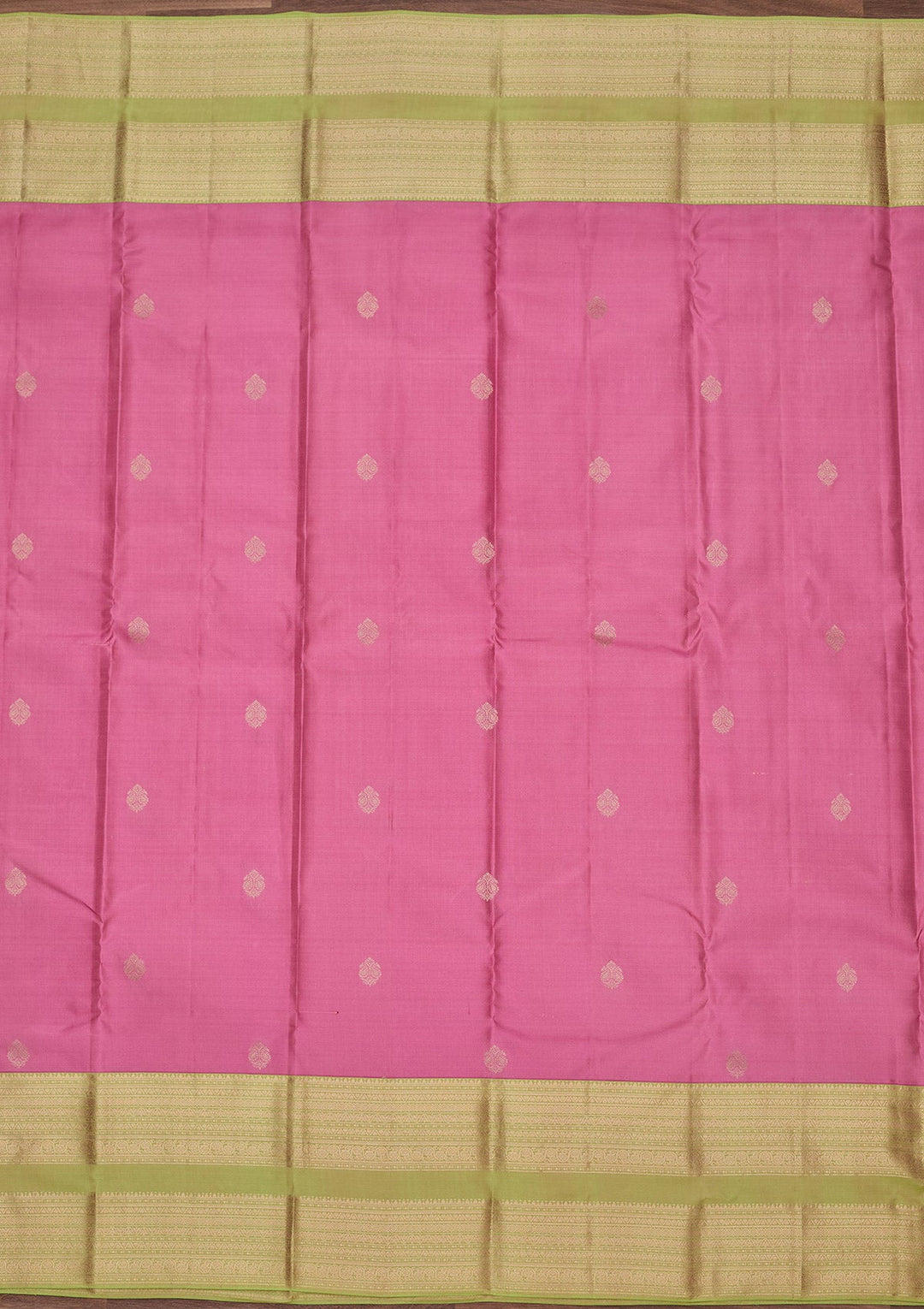Pink Zariwork Pure Silk Saree