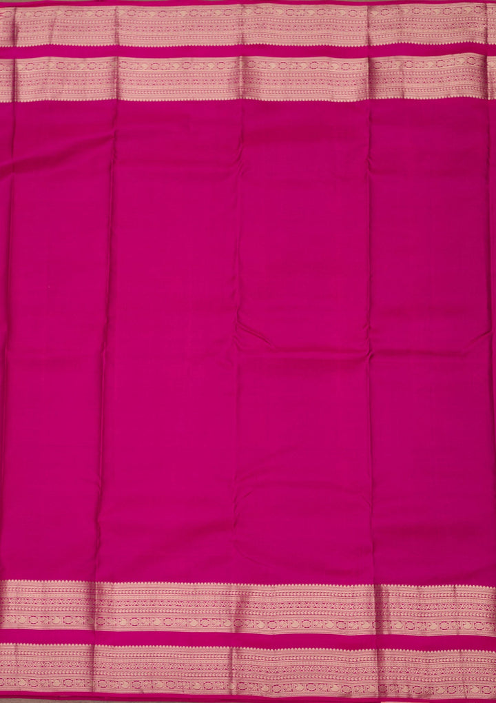 Wine Zariwork Pure Silk Saree