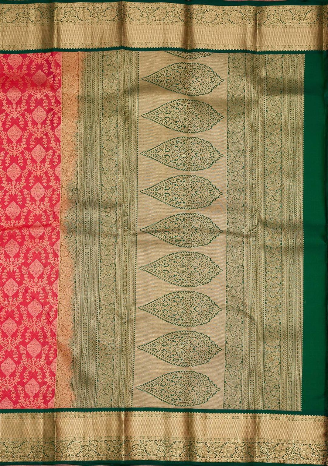 Pink Zariwork Pure Silk Saree-koskii